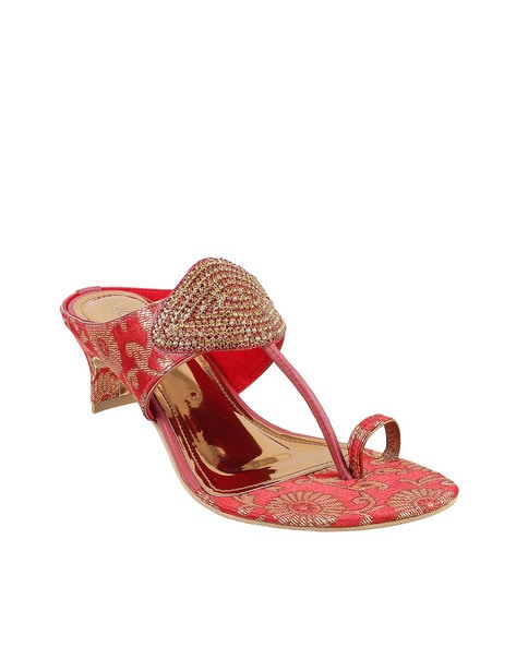 Buy Indian Wedding Bridal Heels And Footwear - Rajasthani Stuff –  Rajasthani Stuff