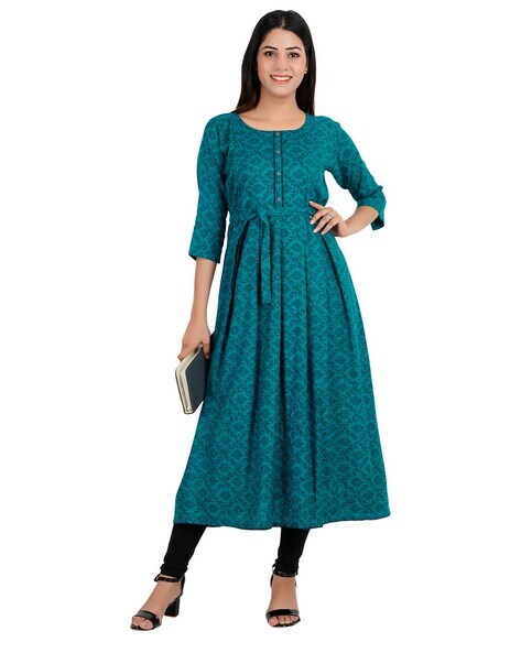 a line kurti dress