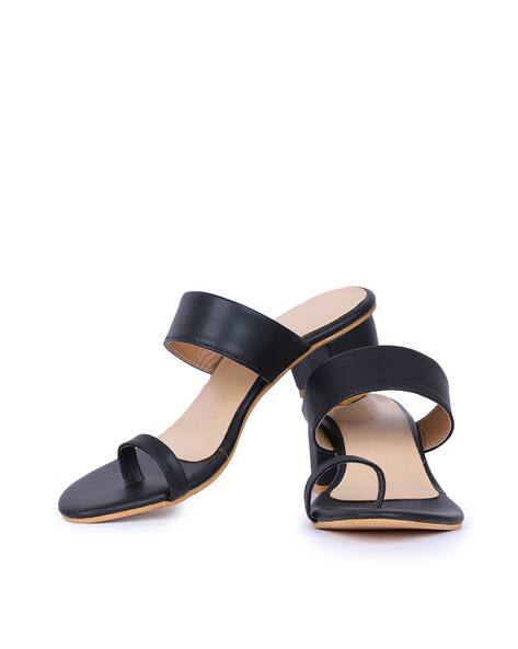 toe ring sandals heels