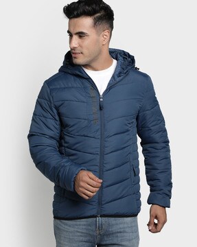 redtape quilted hooded jacket