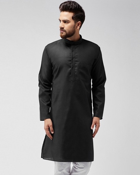 Sojanya Straight Kurta with Mandarin Collar