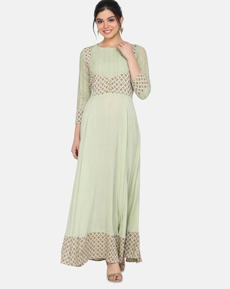 anarkali maxi gown