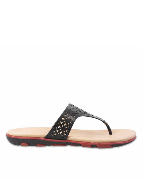 Buy Black Flip Flop & Slippers for Women by Mochi Online