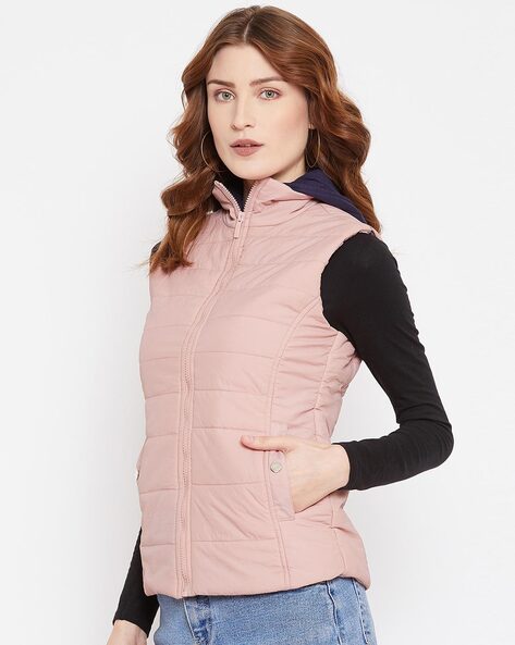 Octave Women's Medium Quilted Full Sleeve Jacket : Amazon.in: Fashion