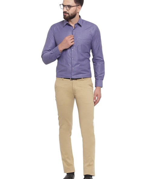 Buy Blue Shirts for Men by ENGLISH NAVY Online