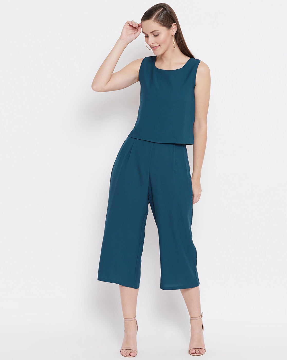 calf length jumpsuit