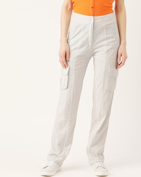 womens grey utility pants