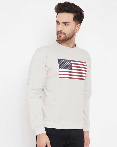 usa grey sweatshirt