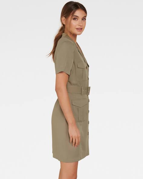 Khaki dresses for ladies Clearance