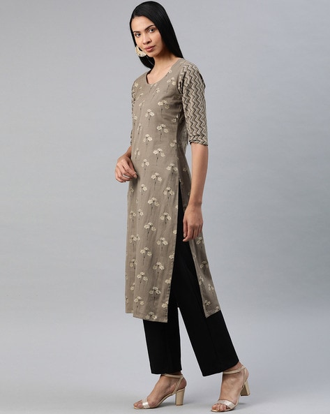 Buy Cotton Printed Asian Churidar Dress Online | Andaaz Fashion