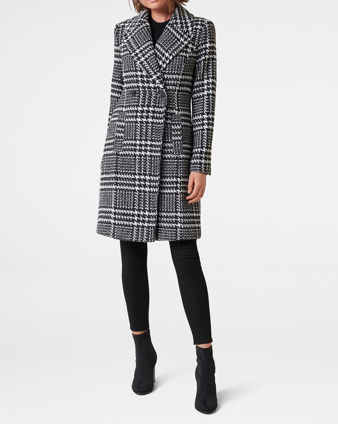 Forever new hotsell check coat