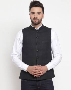 modi jacket on jeans