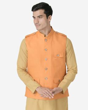 modi jacket orange colour