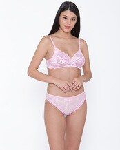 Buy Pink Lingerie Sets for Women by VIRAL GIRL Online