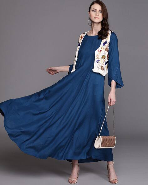 gown with waistcoat