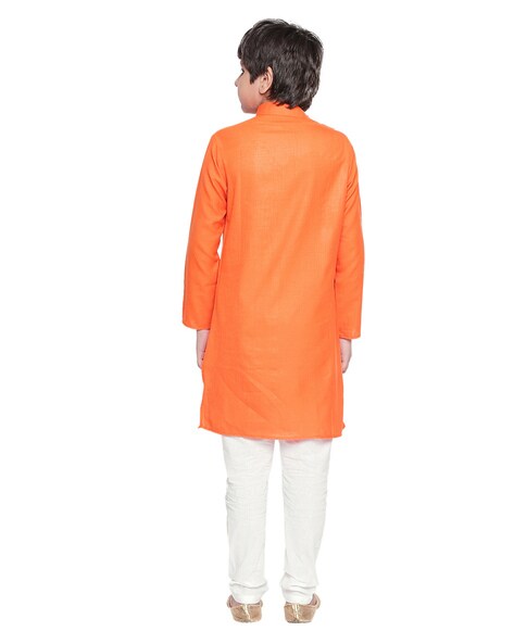 Orange Pajama Style Shirt - GBNY