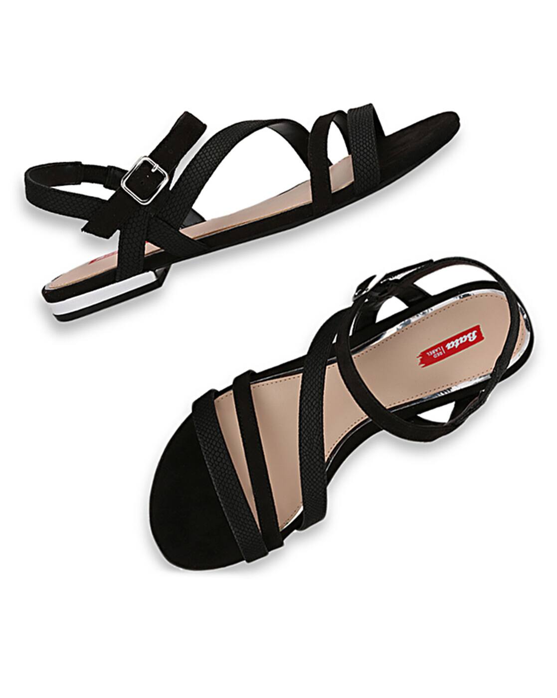bata flat sandals