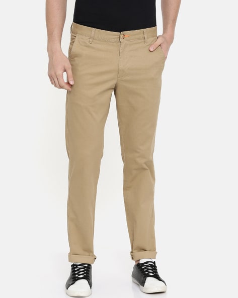 chinos with side pockets