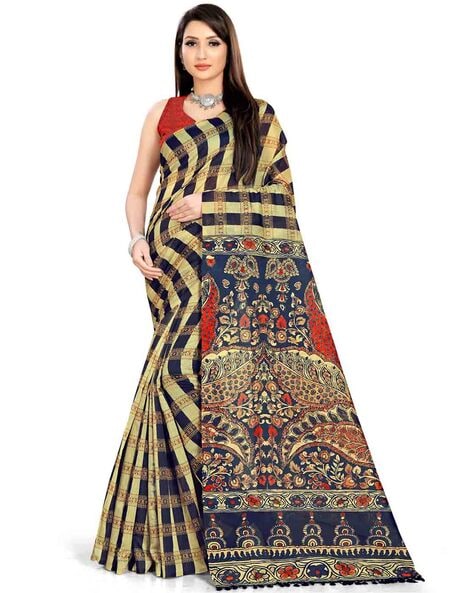 Rajnandini Art Silk Sarees for Women Printed India | Ubuy