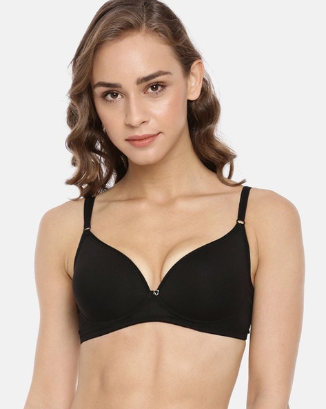 Non-Padded Bra with Adjustable Strap