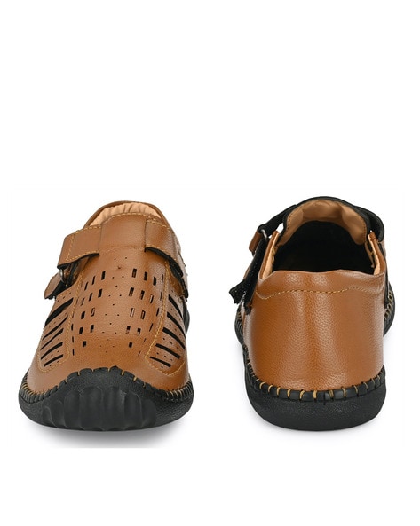 Afrojack sandals discount with velcro fastening