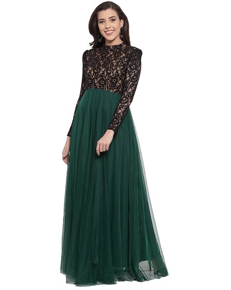 Lace Fit and Flare Dress