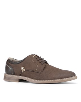 Bata Panelled Lace Up Casual Shoes