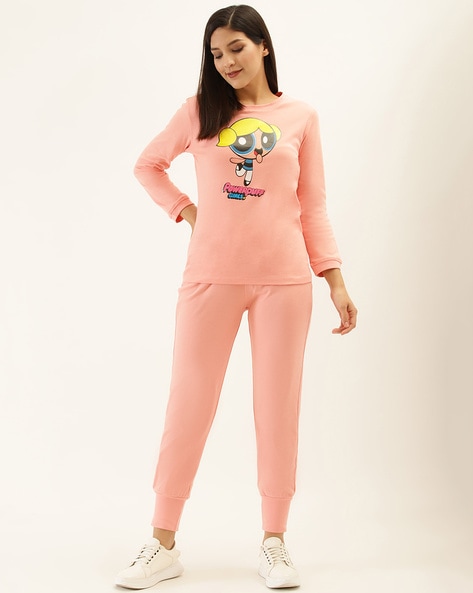 Buy Pink Tracksuits for Women by LAABHA Online