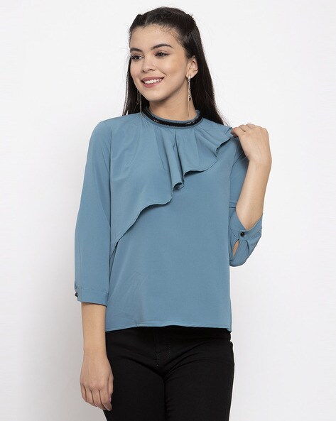 Buy Blue Tops for Women by Kassually Online