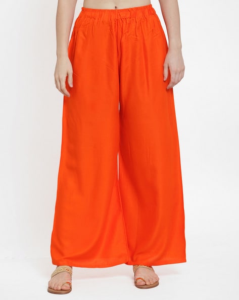 Full Length Elasticated Waistband Palazzos Price in India