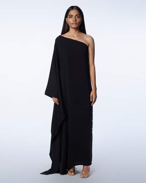 aligne black dress ALIGNE Leah Linen Mix Dress in Black