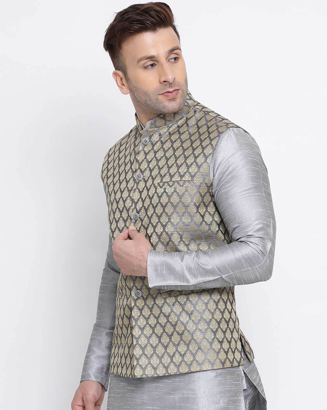 Recon Enterprises Light Silver Recon Men's Base Saineel Hot Looking Nehur Jacket  Silver at Rs 330/piece in Kanpur