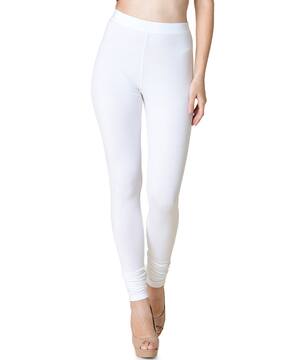 cheap plain white leggings
