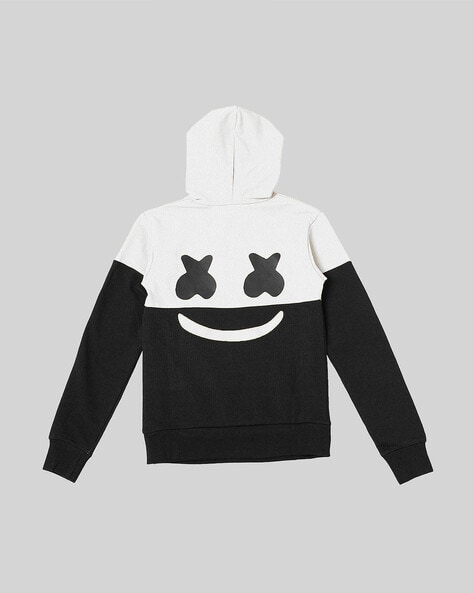 Marshmello black and white on sale hoodie