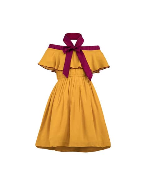 yellow dress for 4 year girl