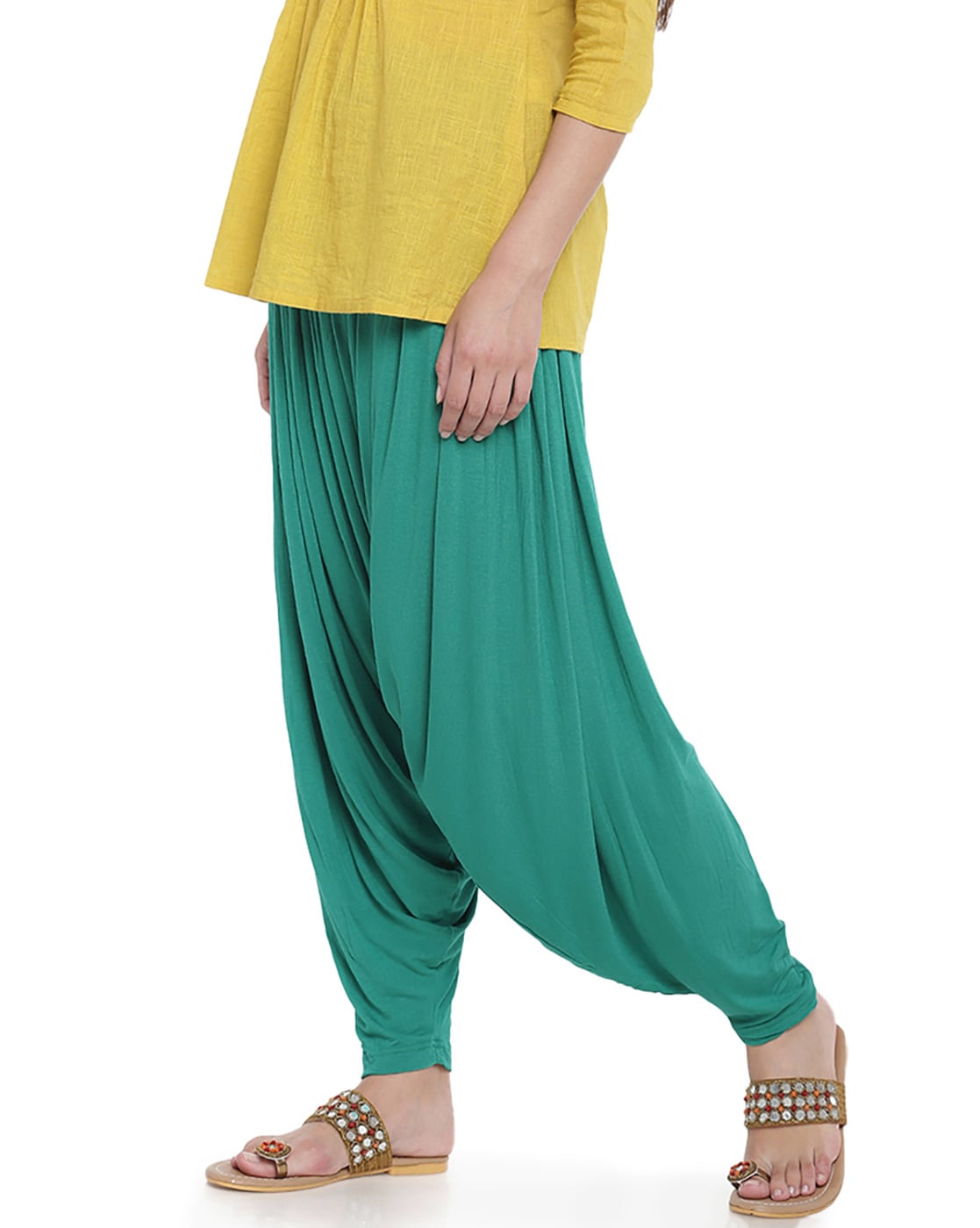 nylon patiala pants