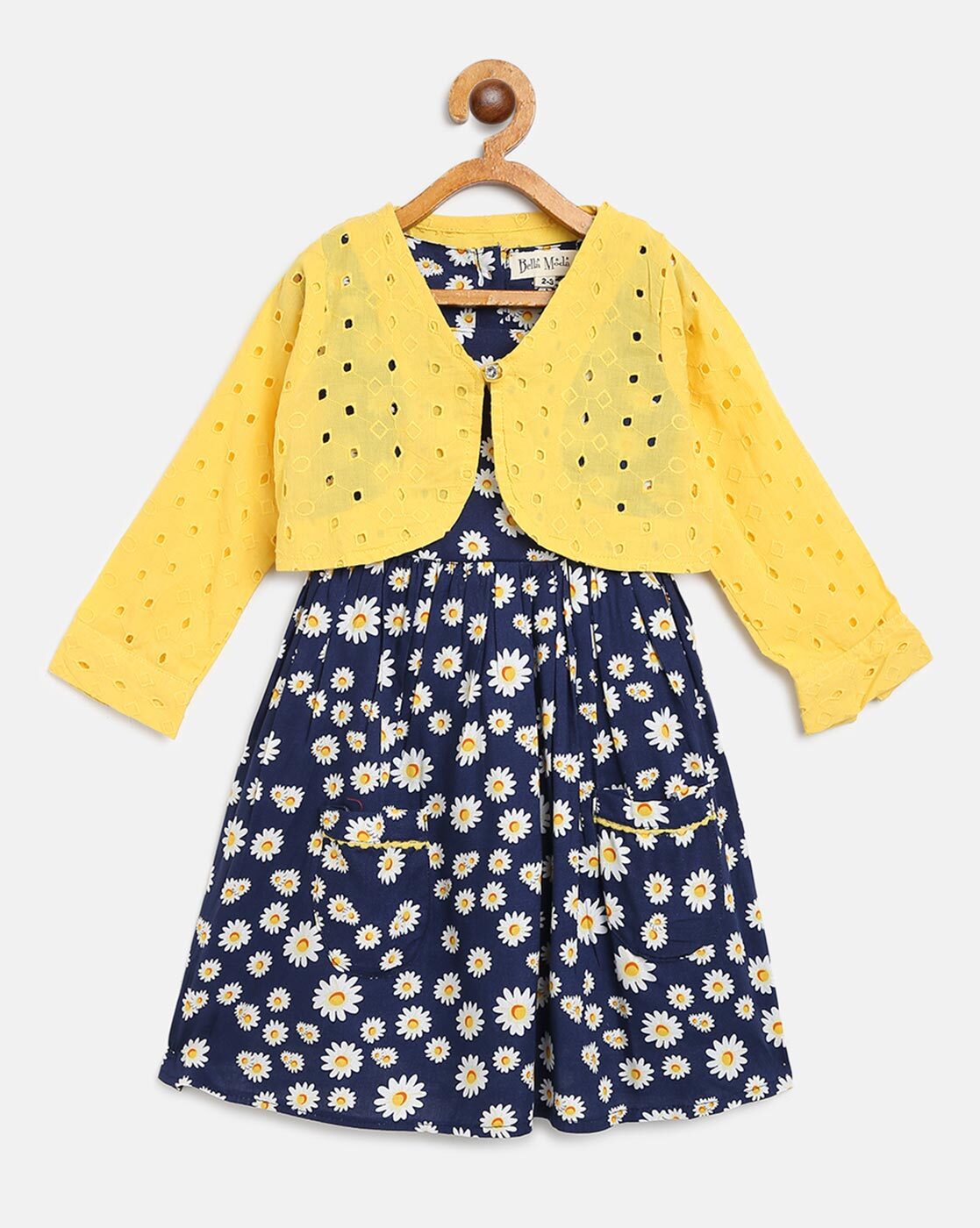 Buy Yellow Dresses Frocks for Girls by BELLA MODA Online Ajio.com