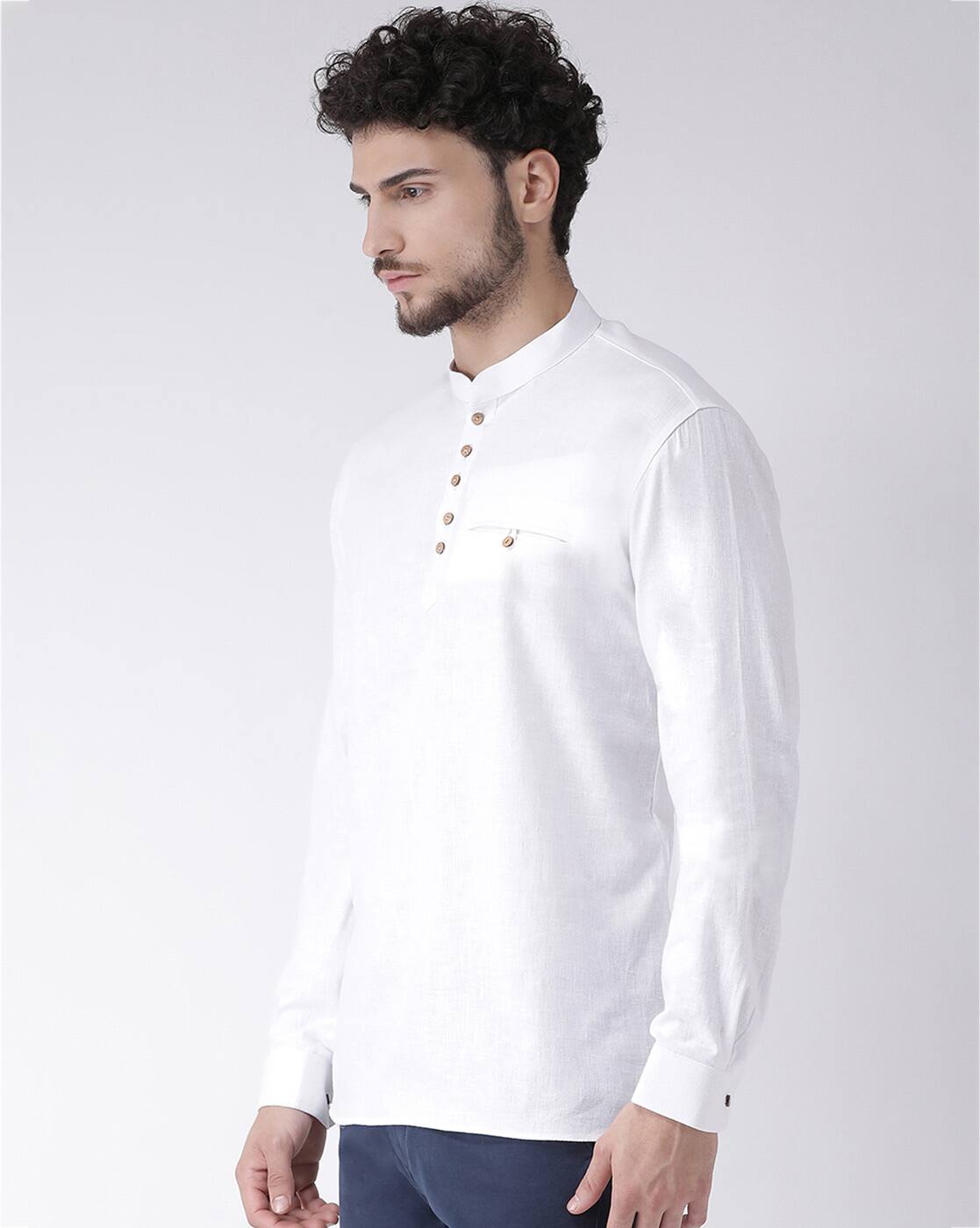 Buy White Kurtas for Men by T Tabard 