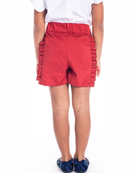 Buy Red Shorts & 3/4ths for Girls by Cherry Crumble by Nitt hyman Online