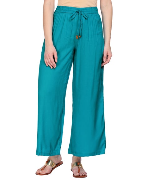 Palazzos with Drawstring Waist Price in India