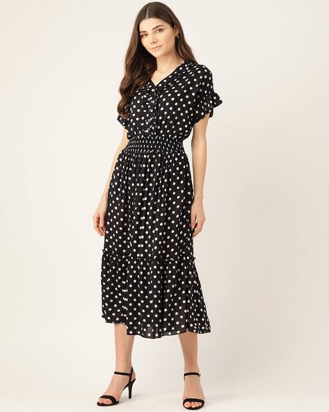 parisian polka dot dress