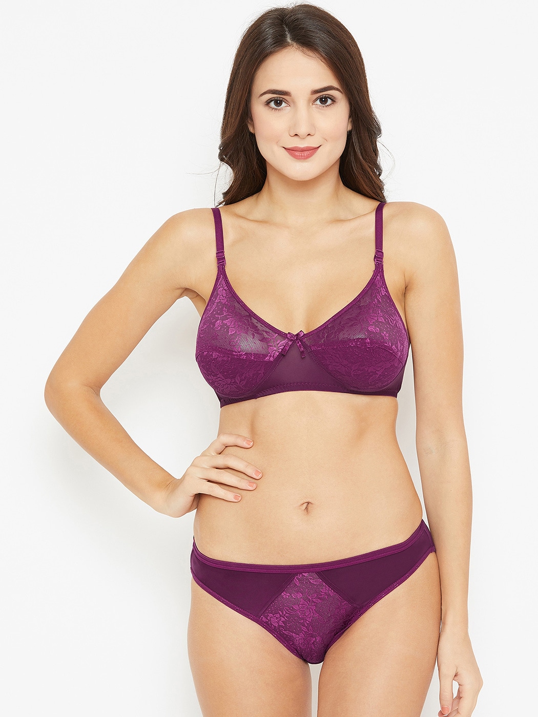 Buy Purple Lingerie Sets for Women by N-Gal Online