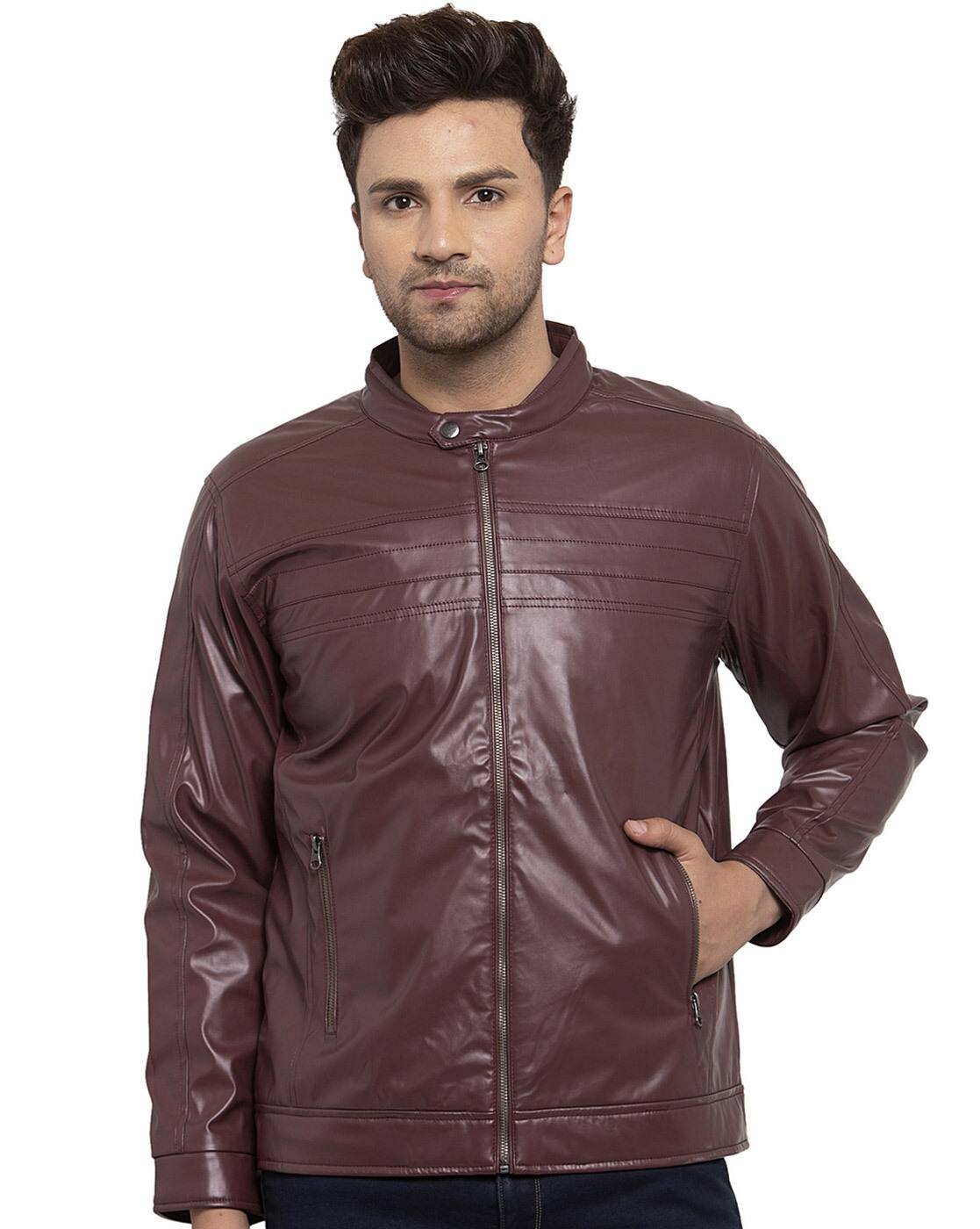 cantabil leather jacket price