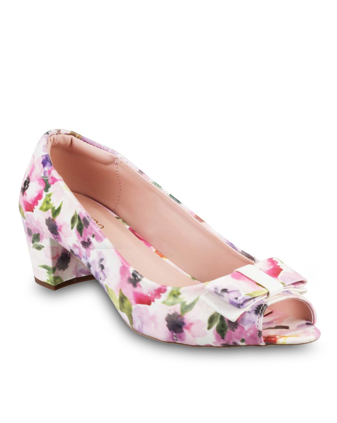 Watercolor Shoes 5 inch Heels Pumps Closed Toe Heels for Work | Up2Step