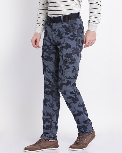 army print cargo pants