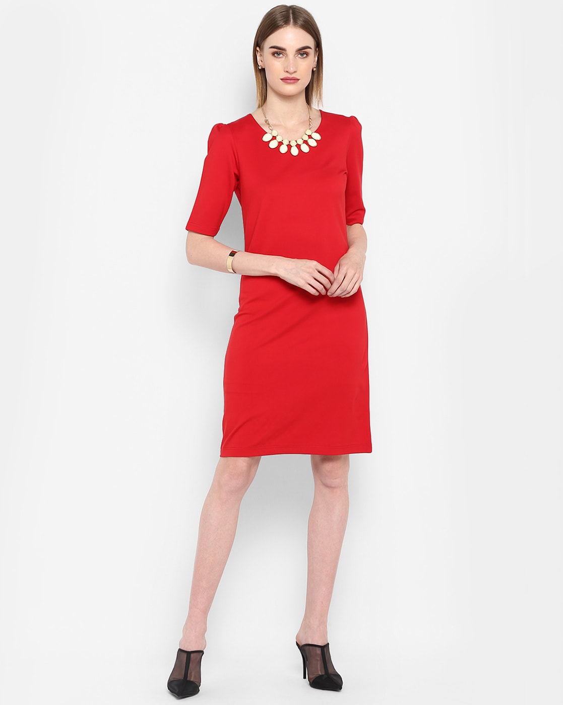 Buy Red Dresses for Women by FOSH ...