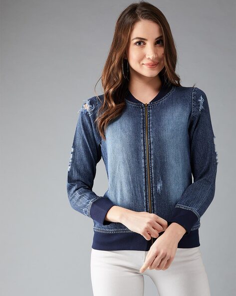 CELINE LONG SLEEVE DENIM JACKET WITH CONTRASTING PANELS – The Hotpink Daisy
