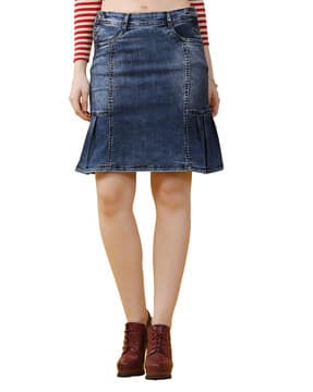 white denim skirt debenhams