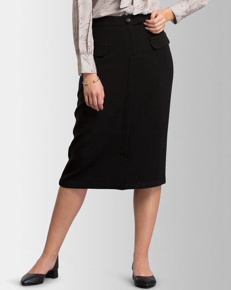 Buy Black Skirts for Women by Fable Street Online