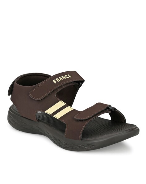 Franco Leone Tan Synthetic Men's Sandals